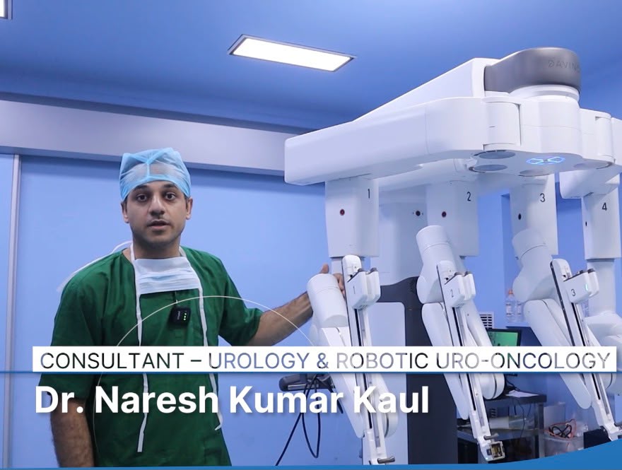 consultant urologist and robotic uro-oncologist Dr. Naresh Kaul